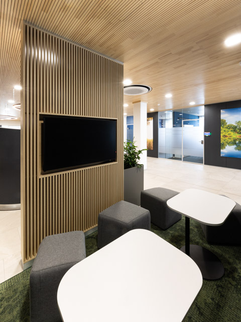 Besprechungsraum Innenausbau Volksbank