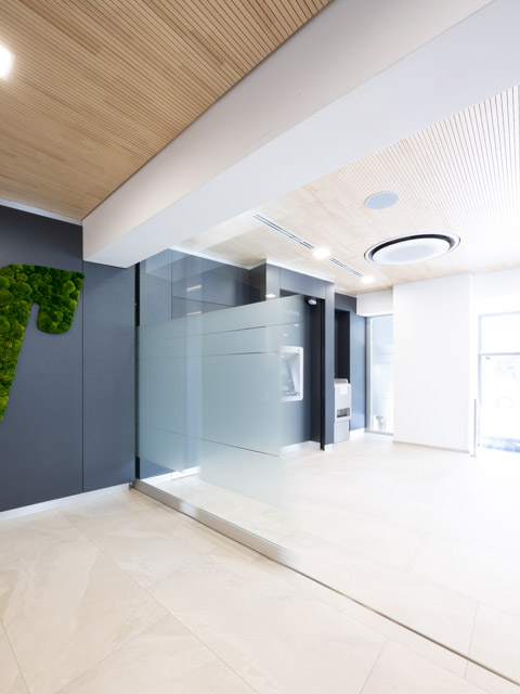 Besprechungsraum Innenausbau Volksbank