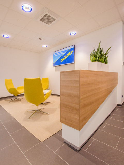 Dachser Bestuhlung Wartebereich